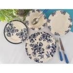 Blue Flowers 24 Prç Yemek Takımı