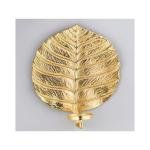 Yapraklı Duvar Mumlugu Gold Kucuk