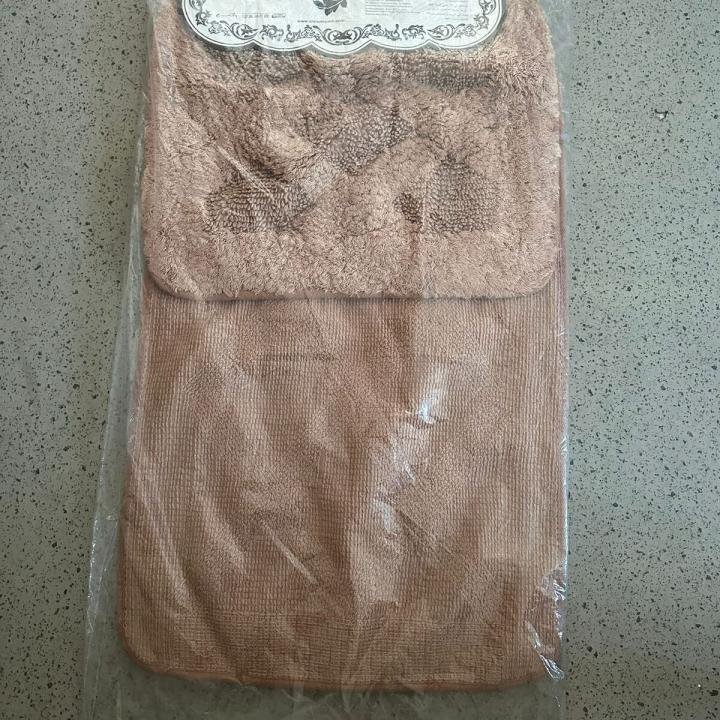 Pamuk Banyo 2'li Paspas Klozet Takımı Yumuşak Yıkanabilir Dikdörtgen Halı Alanur