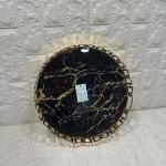 TEPSİ YUVARLAK BÜYÜK MERMER GOLD 35 cm