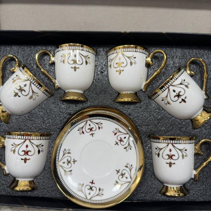 6' LI FİNCAN TAKIMI GOLD