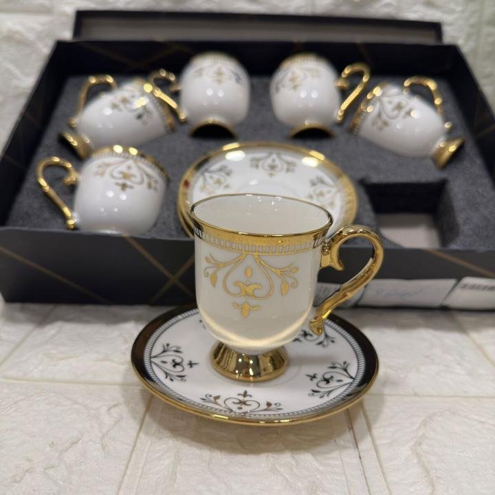 6' LI FİNCAN TAKIMI GOLD