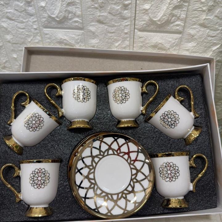 6' LI FİNCAN TAKIMI GOLD