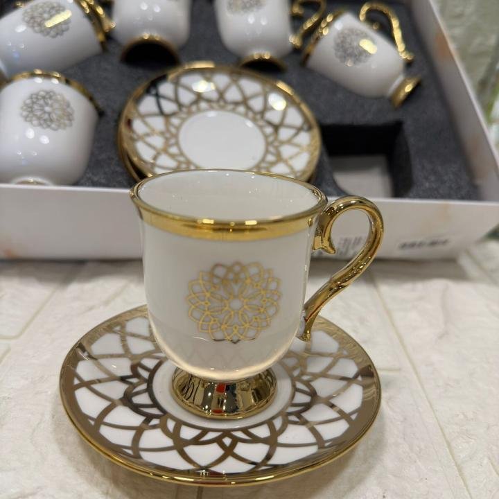 6' LI FİNCAN TAKIMI GOLD