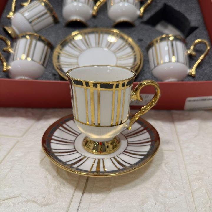 6' LI FİNCAN TAKIMI GOLD