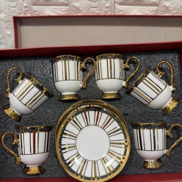 6' LI FİNCAN TAKIMI GOLD