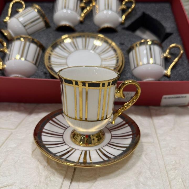 6' LI FİNCAN TAKIMI GOLD