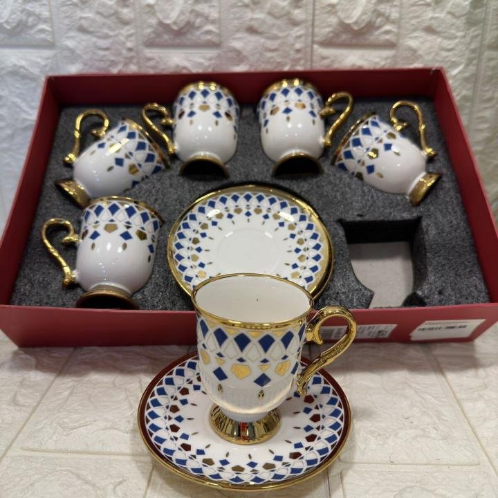 6' LI FİNCAN TAKIMI GOLD