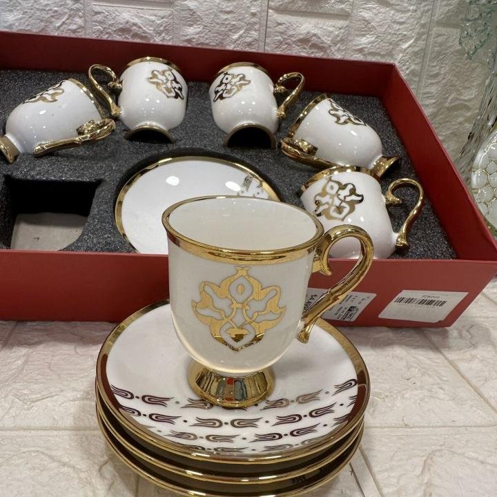 6' LI FİNCAN TAKIMI GOLD