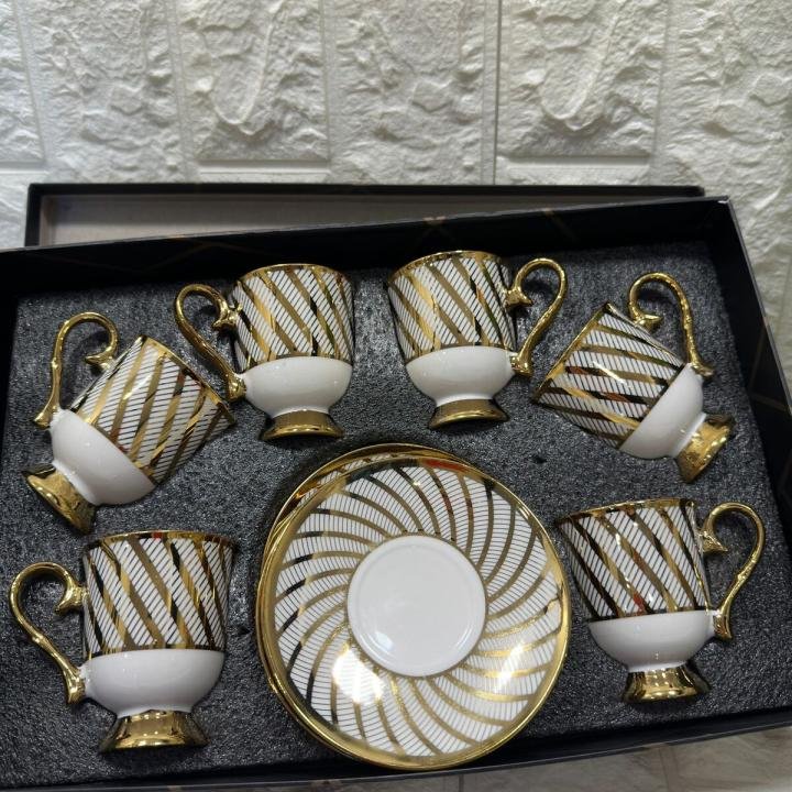 6' LI FİNCAN TAKIMI GOLD