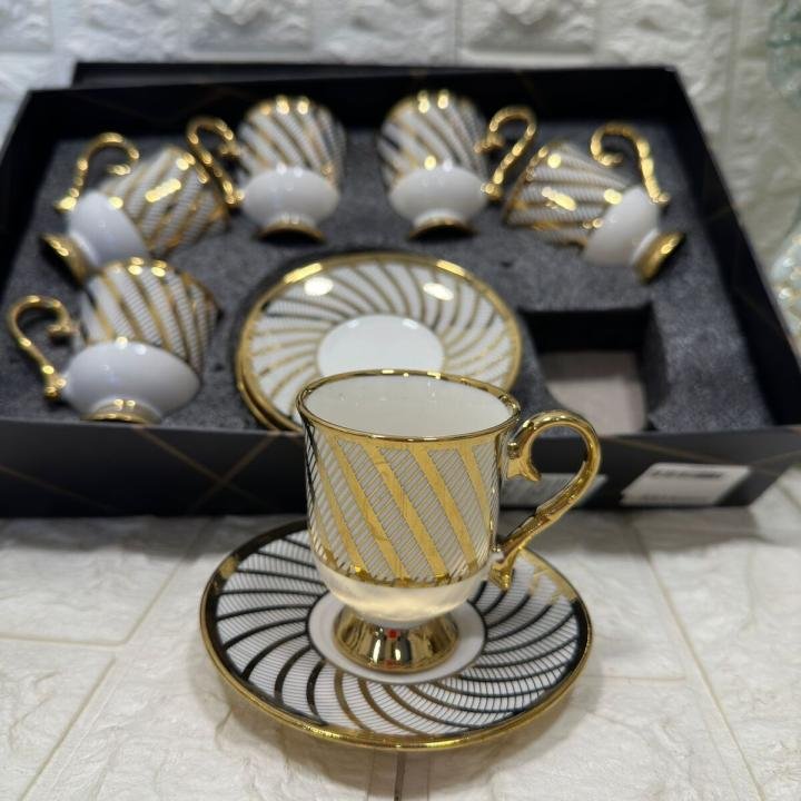 6' LI FİNCAN TAKIMI GOLD