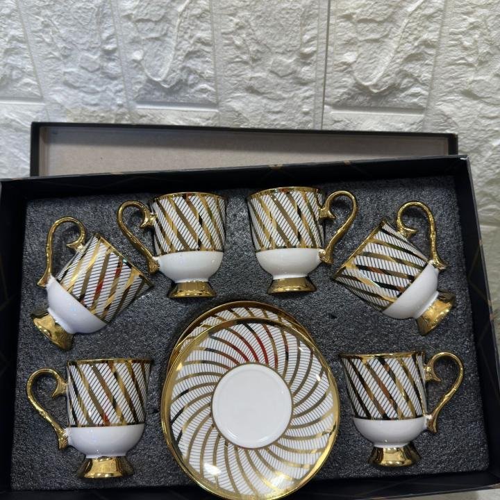 6' LI FİNCAN TAKIMI GOLD