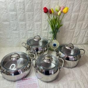 Tencere Seti Çelik 8 Parça