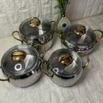 Tencere Seti Çelik 8 Parça