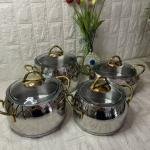 Tencere Seti Çelik 8 Parça