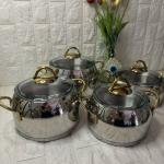 Tencere Seti Çelik 8 Parça