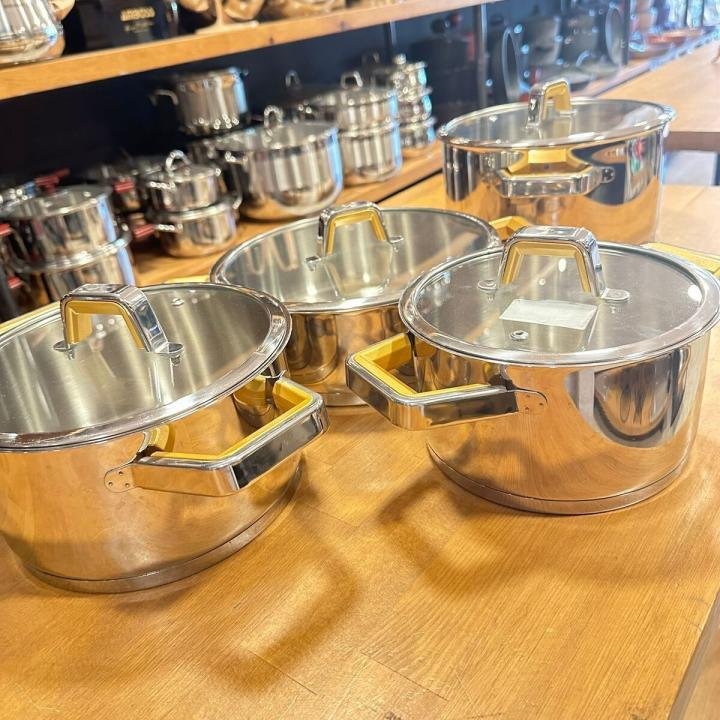 Tencere Seti Çelik 8 Parça