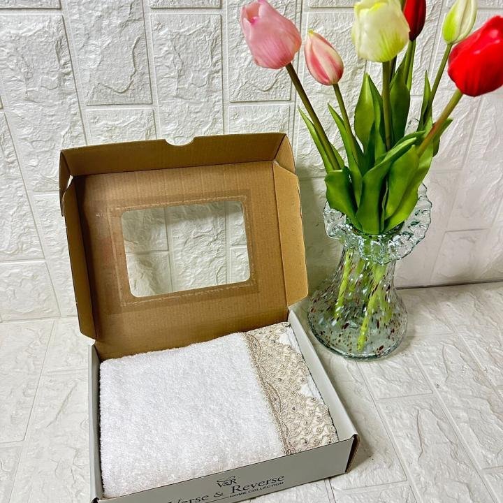 Kuğu 50*90 Bambu Havlu Verse-reverse