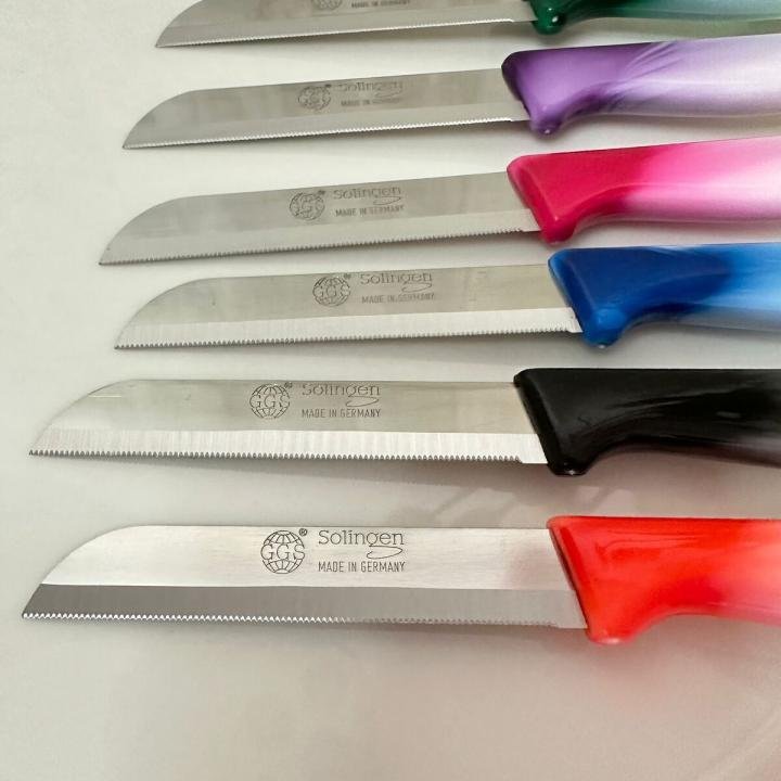 Tırtıklı Meyve ve Sebze Bıçağı 6 Adet