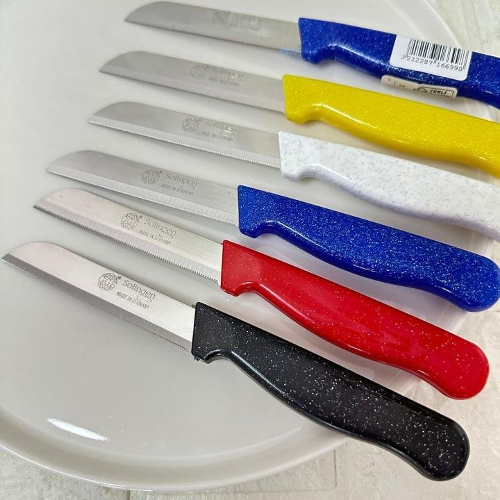 Tırtıklı Meyve ve Sebze Bıçağı 6 Adet