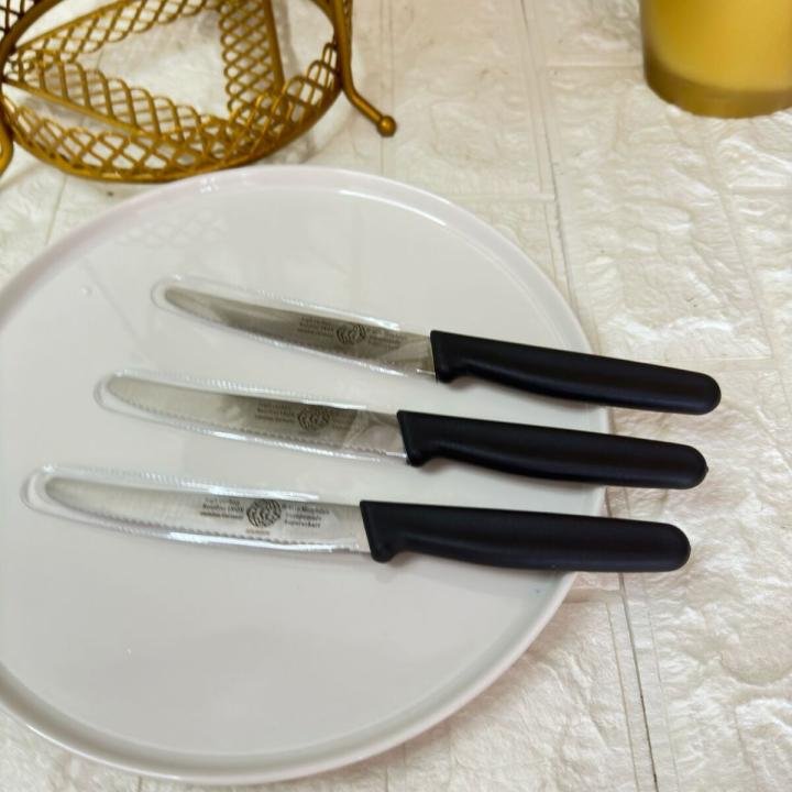 Doğrama Bıçağı Tırtıklı (SIYAH) 3 Lü Sln- 2116