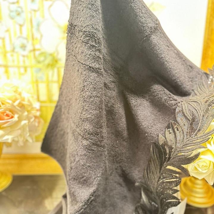 Mariva Siyah 50*90 Havlu Verse-reverse