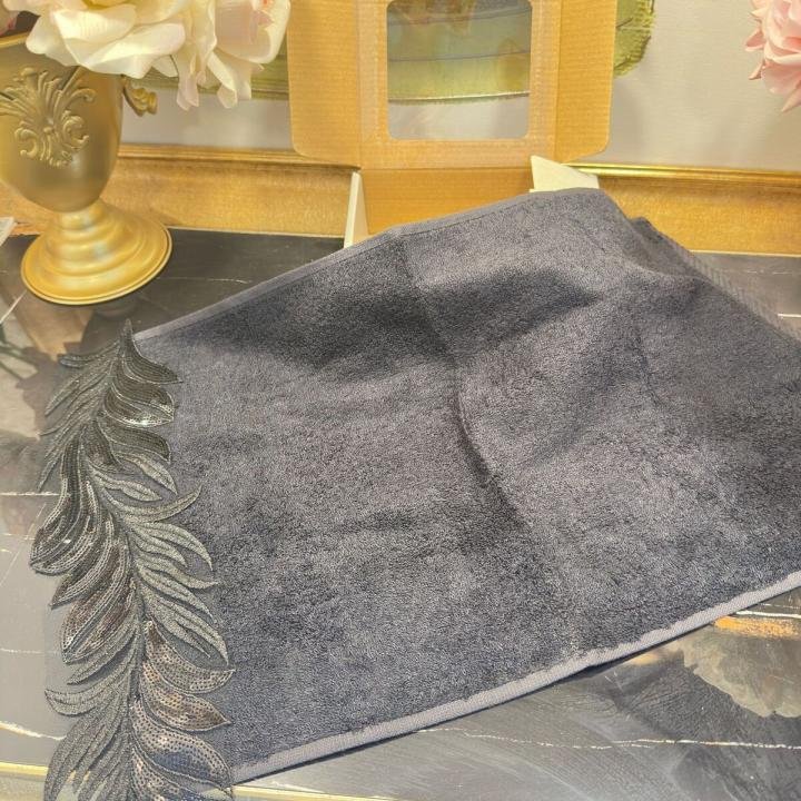 Mariva Siyah 30*50 Siyah Havlu Verse-reverse