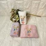 3'lü  Mutfak Havlusu  Nakışlı Bambu 50x30 Cm