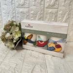 3'lü  Mutfak Havlusu Tafting Nakışlı %100 Pamuk 50x30 Cm