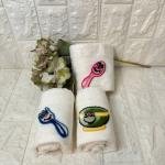 3'lü  Mutfak Havlusu Tafting Nakışlı %100 Pamuk 50x30 Cm