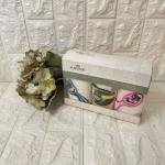 3'lü  Mutfak Havlusu Tafting Nakışlı %100 Pamuk 50x30 Cm