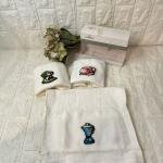 3'lü  Mutfak Havlusu Tafting Nakışlı %100 Pamuk 50x30 Cm