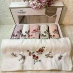 SOLİTA-3d Nakışlı Bambu Havlu 6 Ad. (50X90)