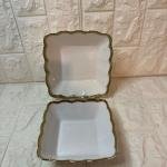 2'li Sunum Kahvaltı Tabağı Porselen (17-14 CM)