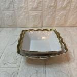 2'li Sunum Kahvaltı Tabağı Porselen (17-14 CM)