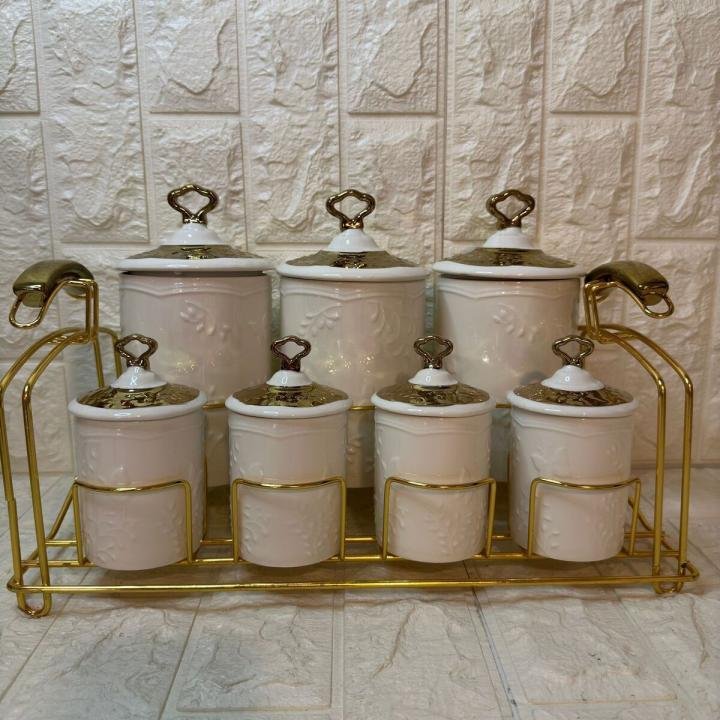 Porselen Baharat Takımı 15 parça