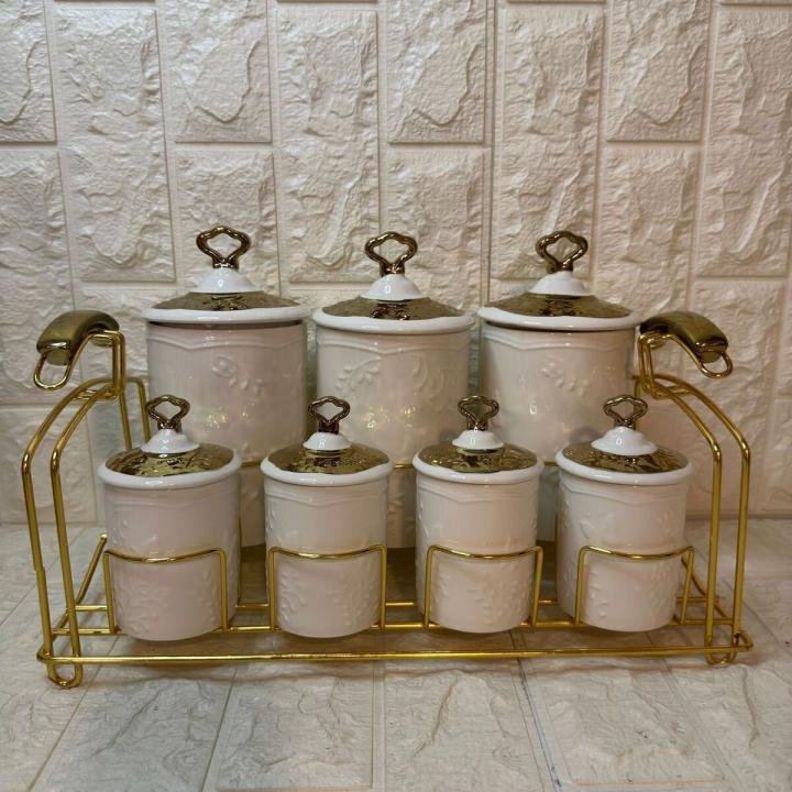 Porselen Baharat Takımı 15 parça