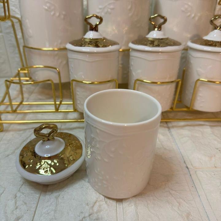 Porselen Baharat Takımı 15 parça