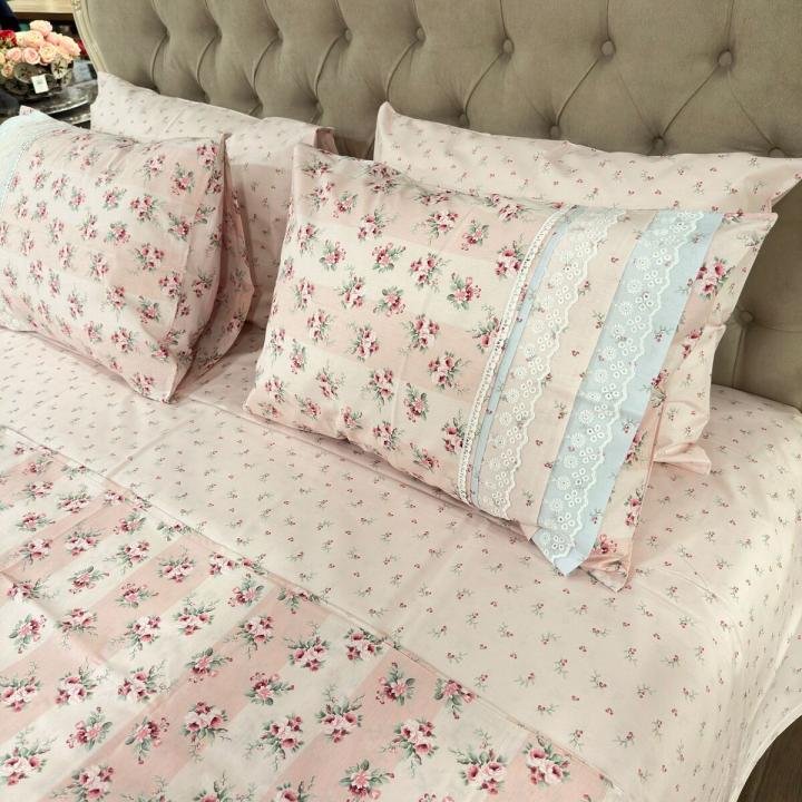 Verse&reverse %100 Pamuklu 1.kalite Çift Kişilik Nevresim Takımı 4 Yastıklı