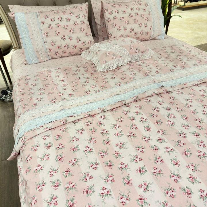 Verse&reverse %100 Pamuklu 1.kalite Çift Kişilik Nevresim Takımı 4 Yastıklı