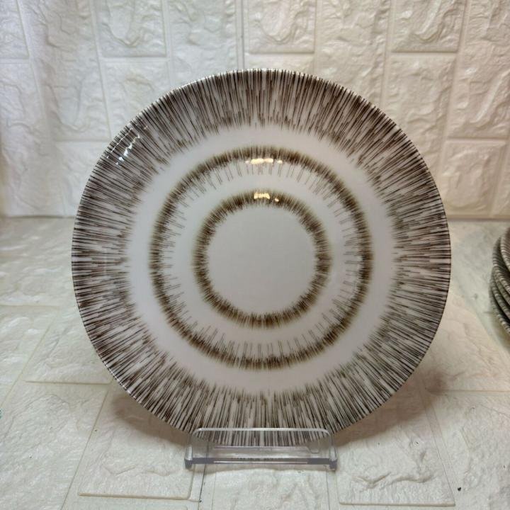 6 Lı Servis Tabağı Porselen Lokanta- Kafe-hotel 25 Cm