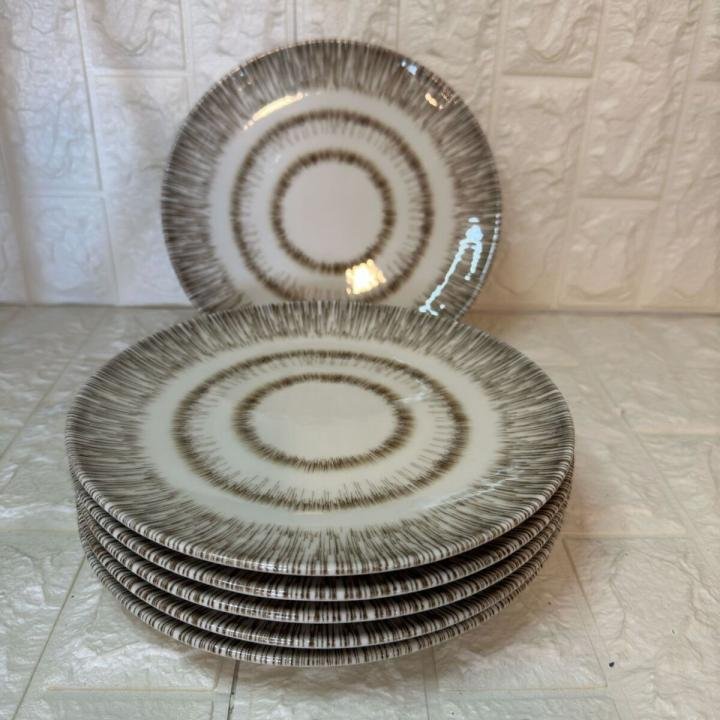 6 Lı Servis Tabağı Porselen Lokanta- Kafe-hotel 25 Cm