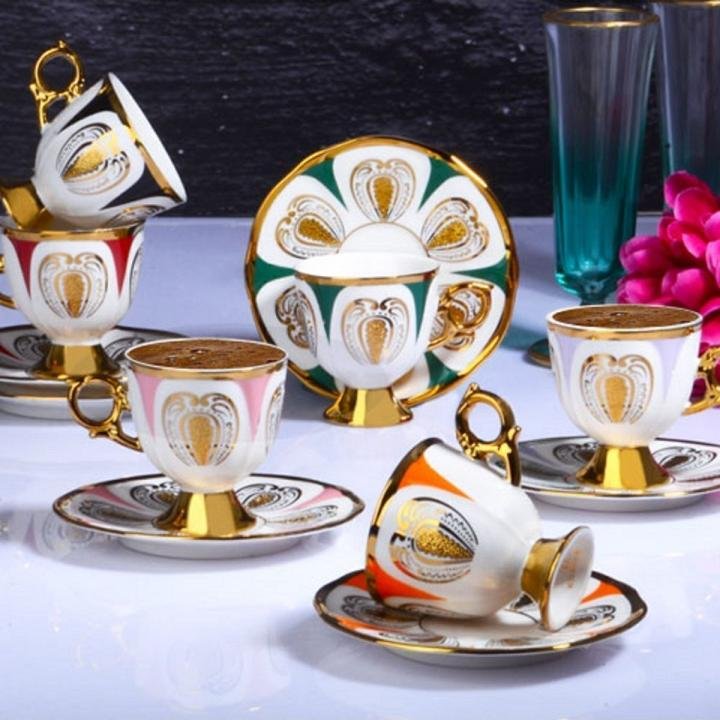 Harold Porselen Kahve Fincan Takımı 90 CC IST-183