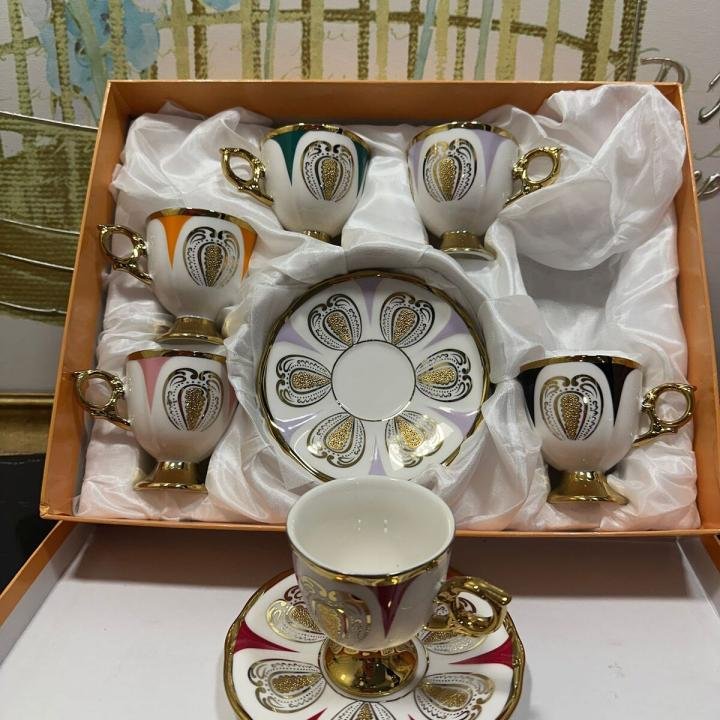 Harold Porselen Kahve Fincan Takımı 90 CC IST-183