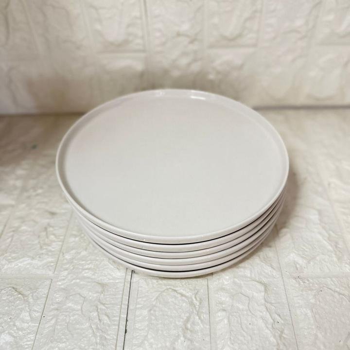 6 lı Servis Sunum Tabağı Porselen 25 cm