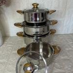 Tencere Seti Çelik 8 Parça