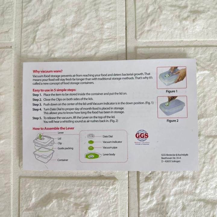 3 Lü Set Vakumlu Saklama Kabı ( 2.6 Litre + 1.3 Litre + 0.50 Litre )