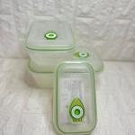 3 Lü Set Vakumlu Saklama Kabı ( 2.6 Litre + 1.3 Litre + 0.50 Litre )