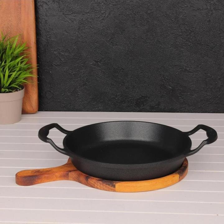 DİAMOND AHŞAP SUNUMLUKLU SAHAN 24CM