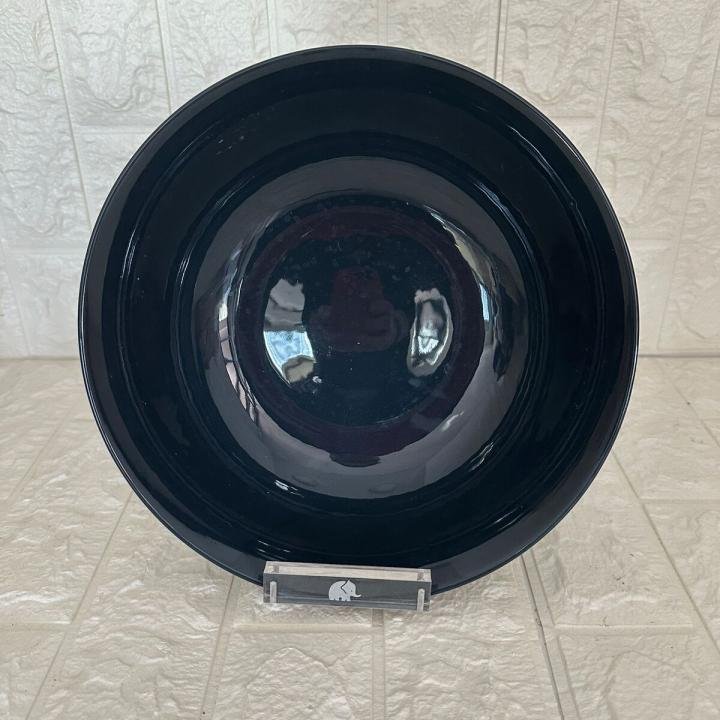 2 Adet Büyük Boy 26 Cm Mutfak Kase Salata Kasesi GRİ Yükseklik: 9 Cm